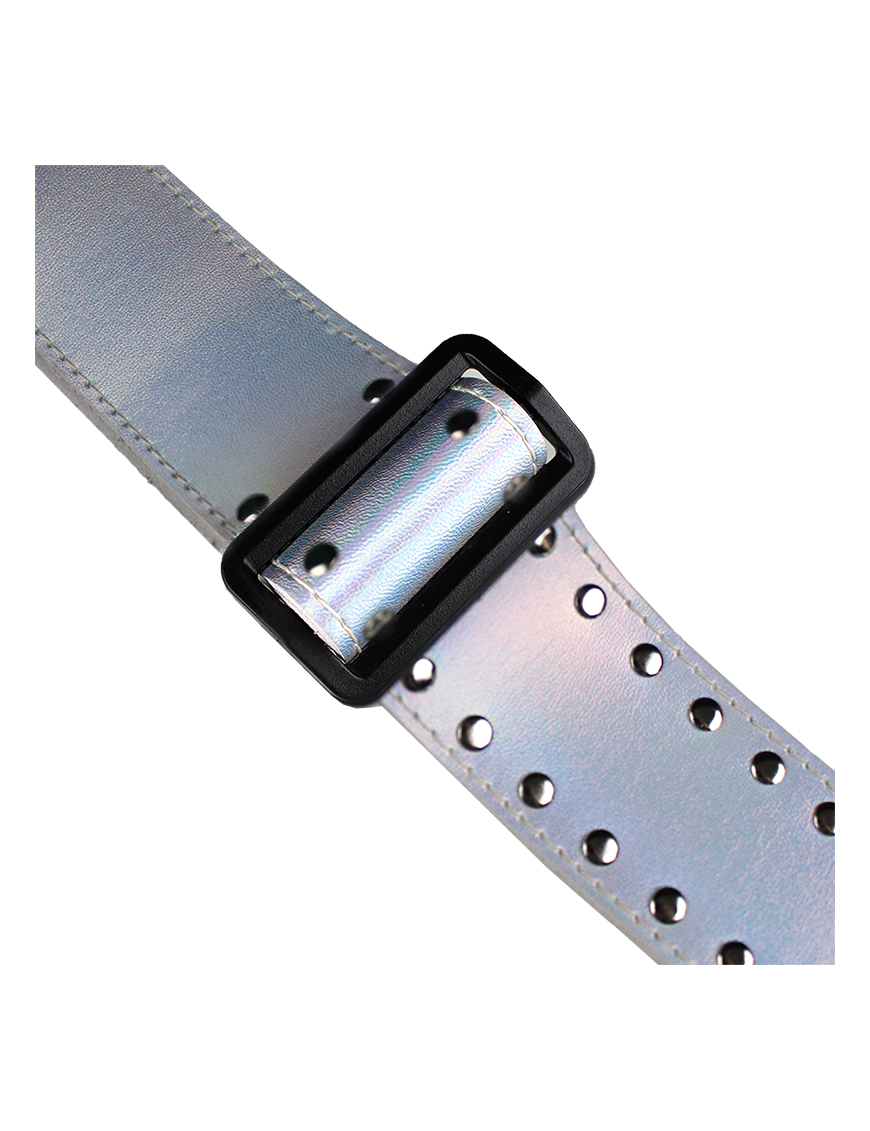 Basso® Chrome Spark Line Silver Tornasol Correa Guitarra 5cm Largo: 145cm