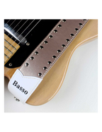 Basso® Chrome Spark Line Cobalt Correa Guitarra 5cm Largo: 145cm