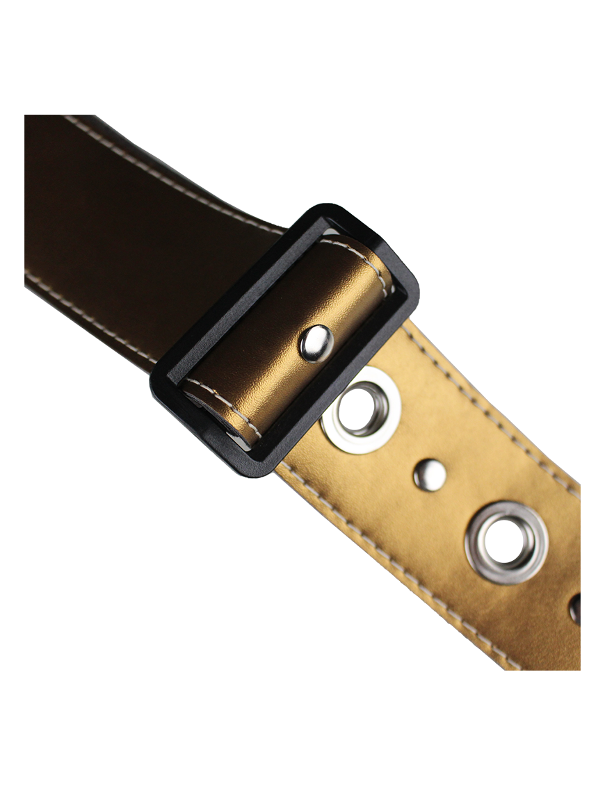 Basso® Chrome Urban Line Gold Correa Guitarra 5cm Largo: 145cm