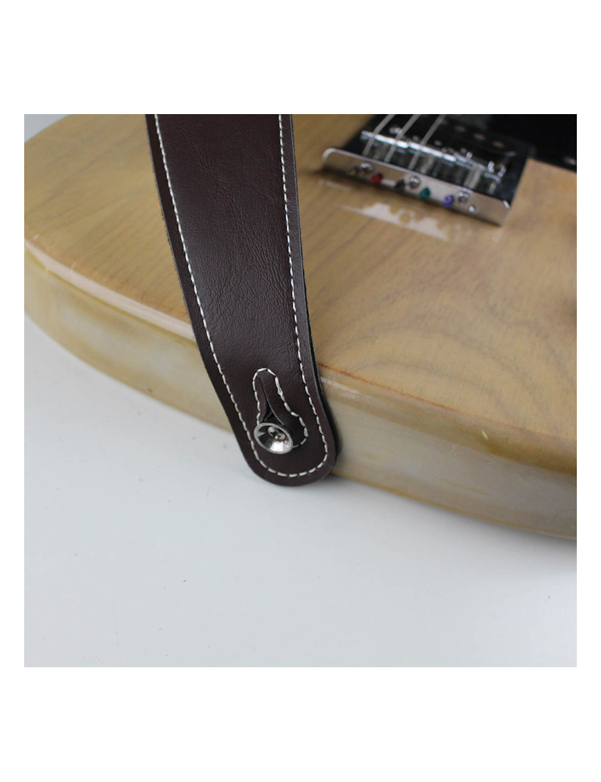 Basso® Chrome Urban Line Gold Correa Guitarra 5cm Largo: 145cm