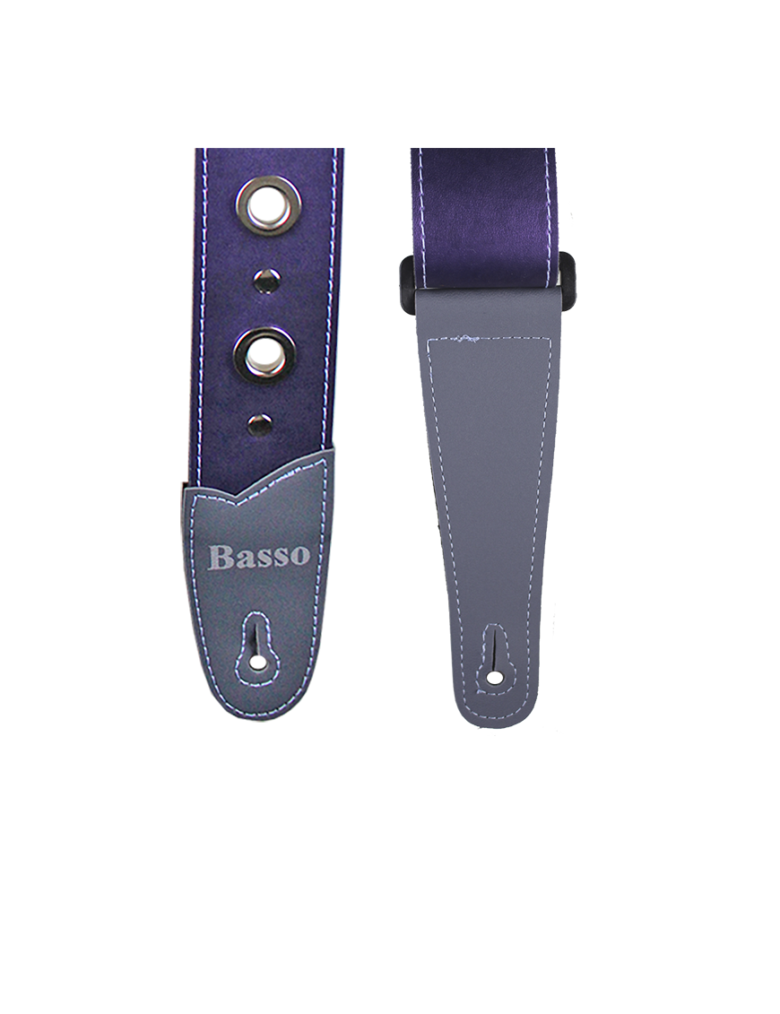 Basso® Chrome Urban Line Purple Correa Guitarra 5cm Largo: 145cm