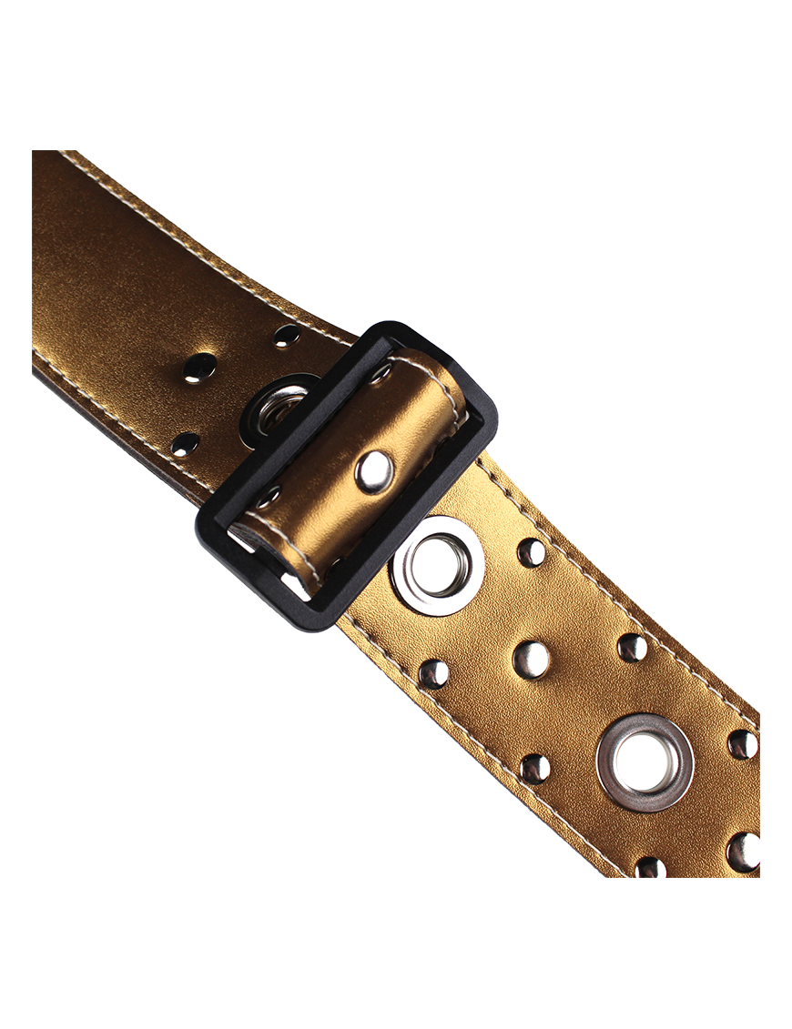 Basso® Chrome Urban Line Gold Correa Guitarra 5cm Largo: 145cm