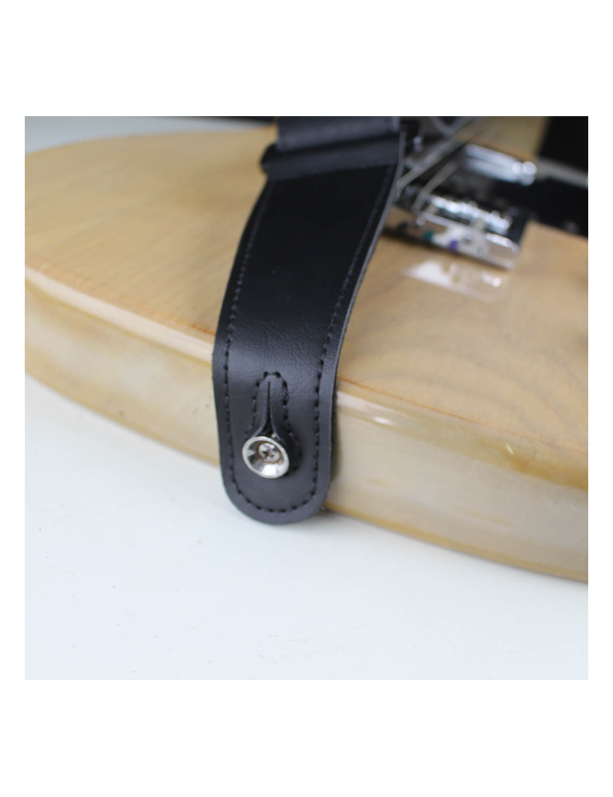 Basso® Wood Line Black Correa Guitarra 5cm Largo: 145cm
