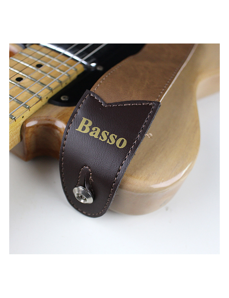 Basso® Wood Line Whiskey Correa Guitarra 5cm Largo: 145cm