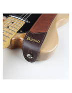 Basso® Wood Line Terracota Correa Guitarra 5cm Largo: 145cm