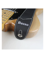 Basso® Oceanic Line Black Correa Guitarra 5cm Largo: 145cm
