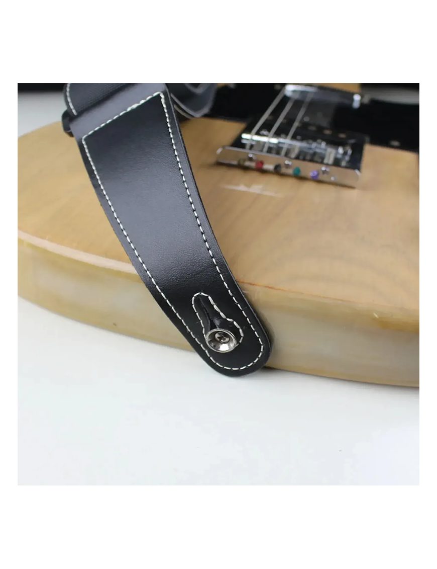 Basso® Oceanic Line Black Correa Guitarra 5cm Largo: 145cm