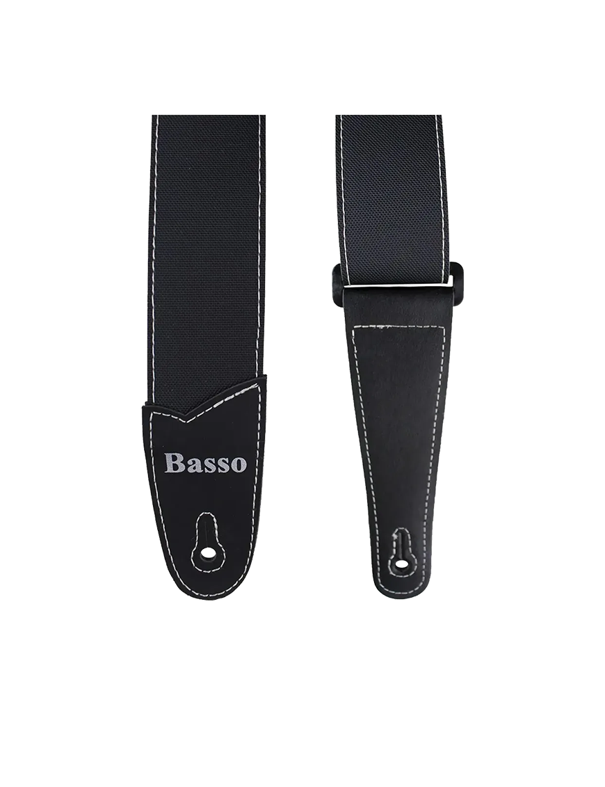 Basso® Oceanic Line Black Correa Guitarra 5cm Largo: 145cm