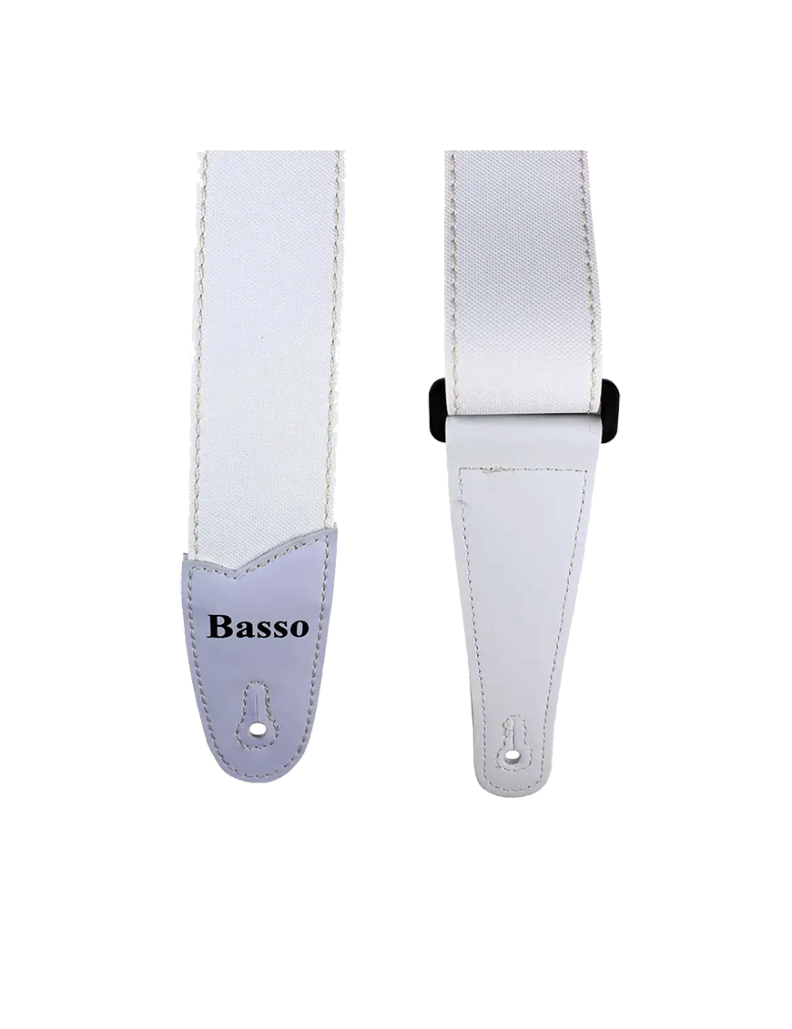 Basso® Oceanic Line White Correa Guitarra 5cm Largo: 145cm