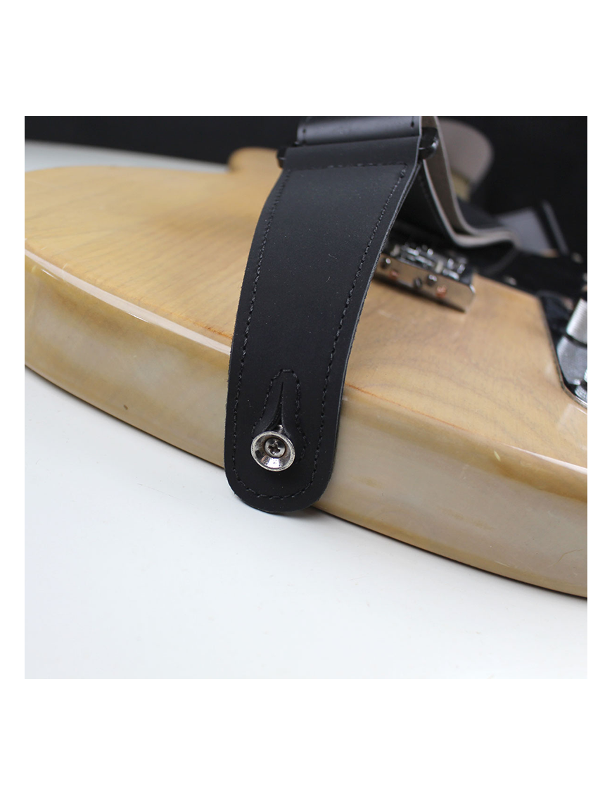 Basso® Vintage Line Black Correa Guitarra 5cm Largo: 145cm