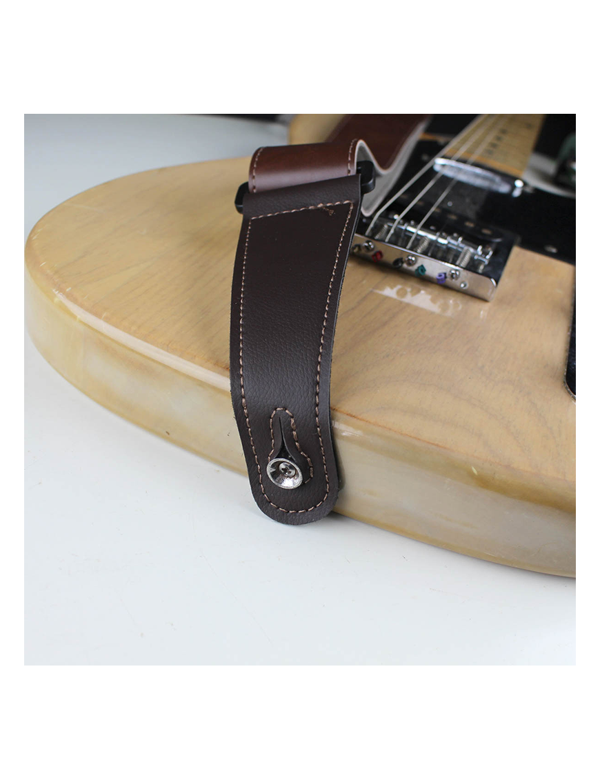 Basso® Vintage Line Caoba Correa Guitarra 5cm Largo: 145cm