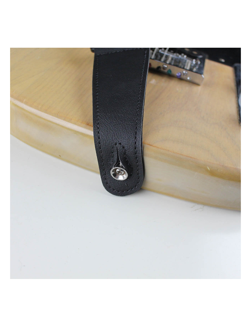 Basso® Vintage Line Burgundy Correa Guitarra 5cm Largo: 145cm