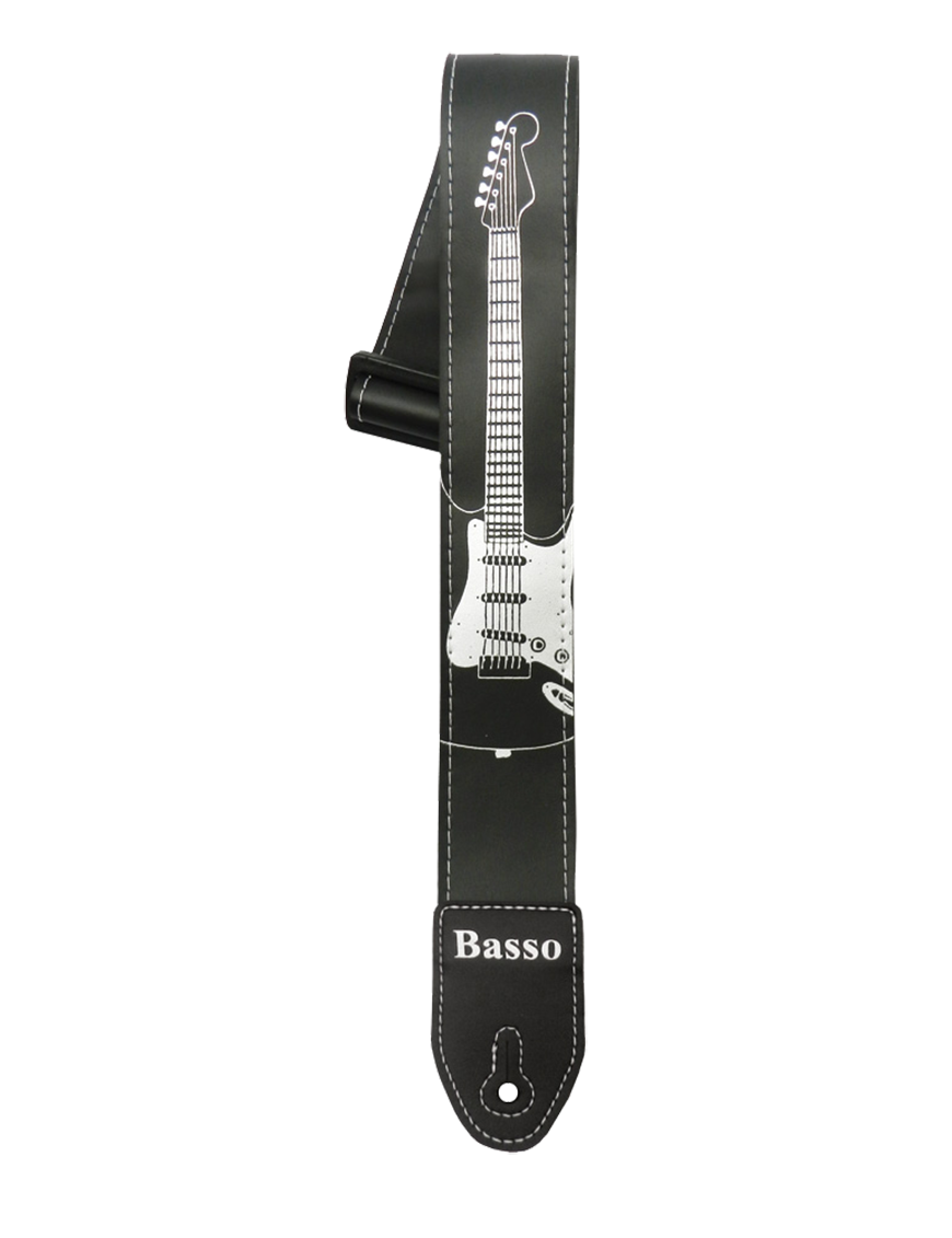 Basso® Design Strat® Correa Guitarra 5cm Largo: 150cm