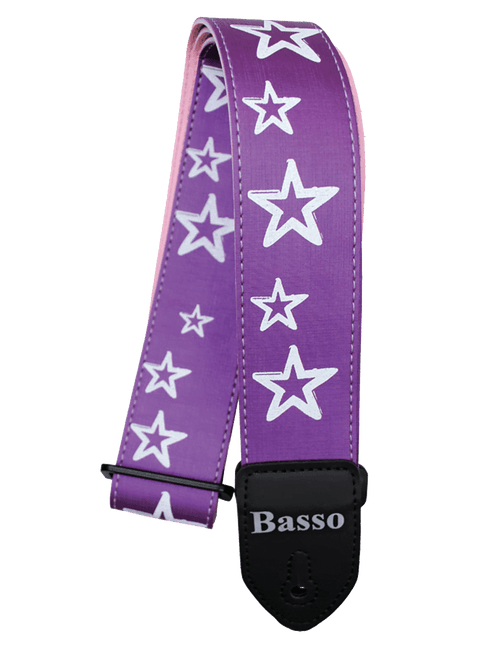Basso Correa Guitarra Silkscreen Design 71 Star 5 Cm
