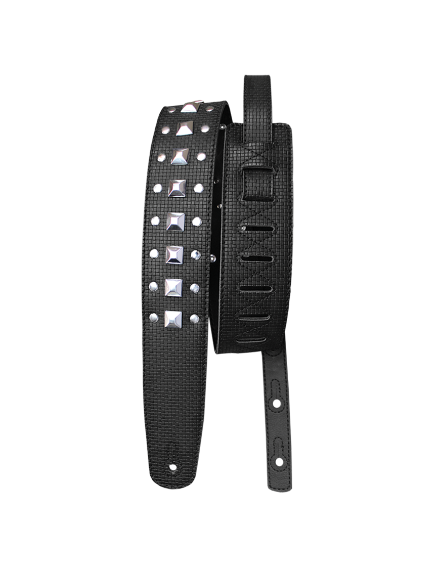 Basso® Metal Correa Guitarra 6cm Largo: 145cm | Black