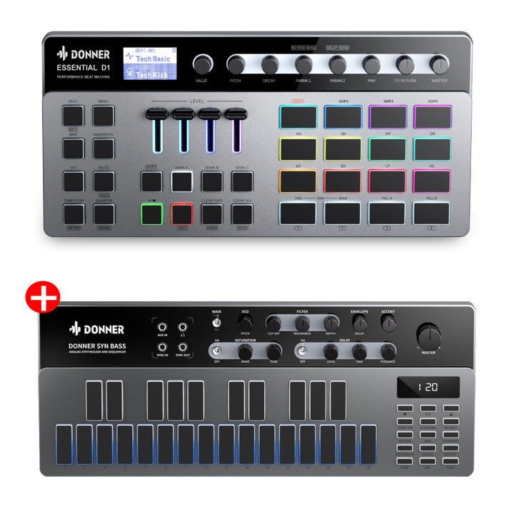 Donner ESSENTIAL B1 Sintetizador de bajo analógico