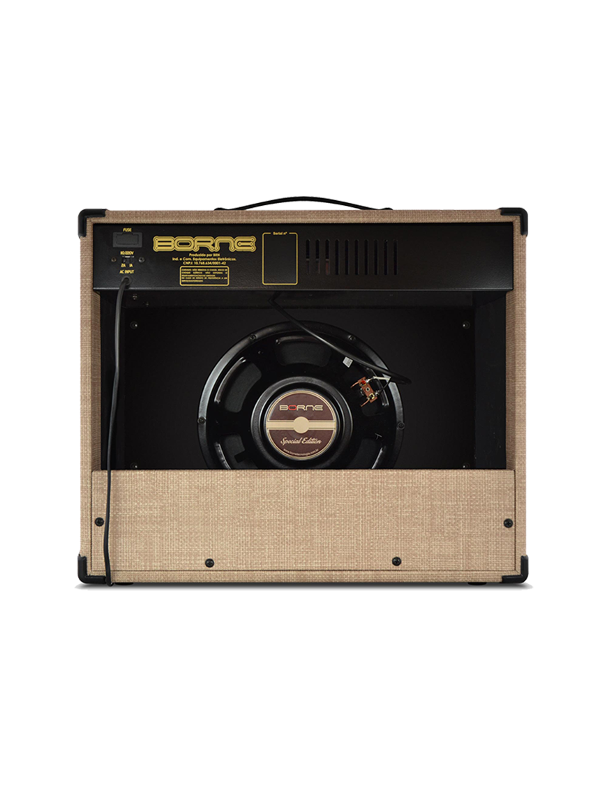 Borne® Vorax 1050 Studio Amplificador Guitarra Combo 1x10" 50W App Color: Beige