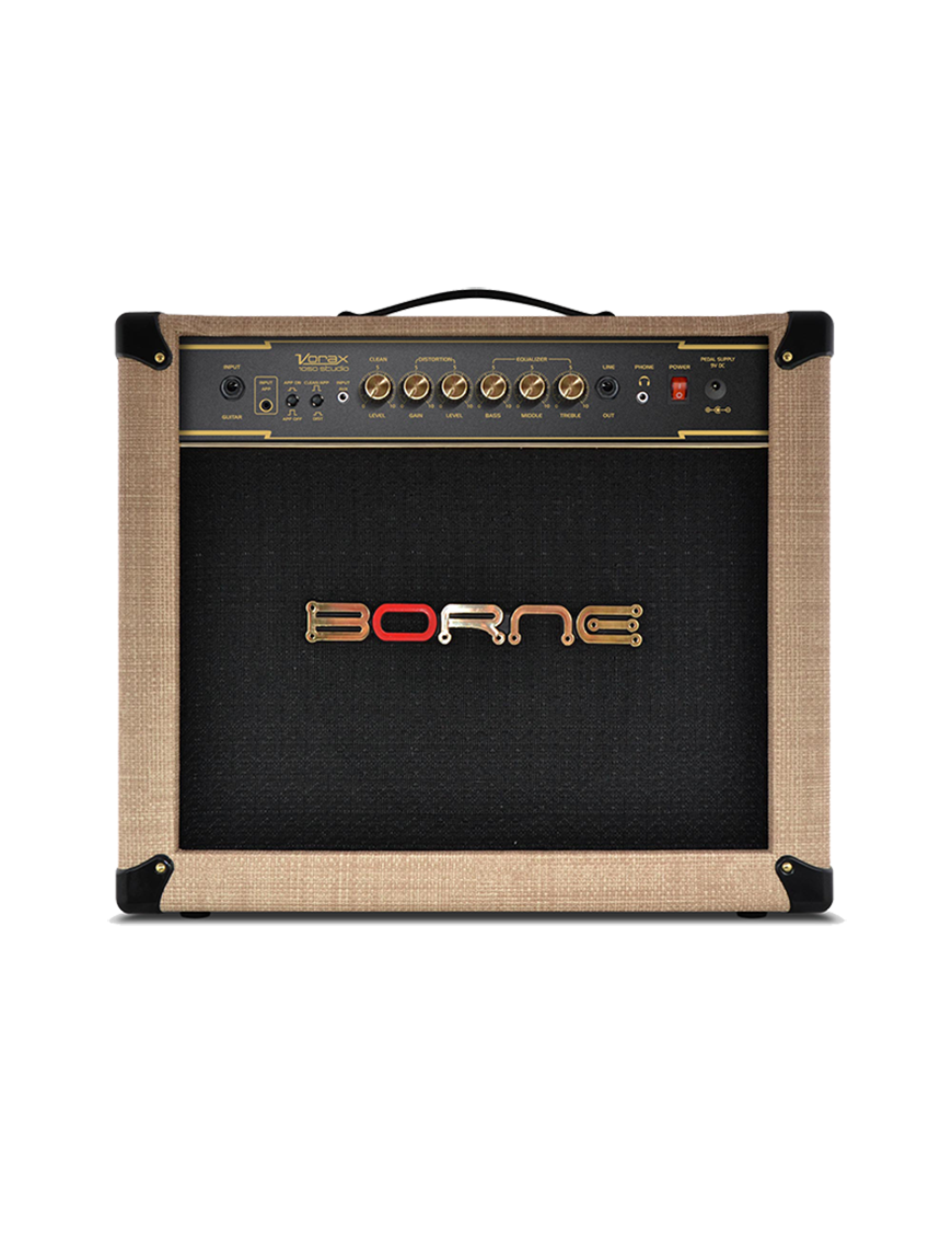 Borne® Vorax 1050 Studio Amplificador Guitarra Combo 1x10" 50W App Color: Beige