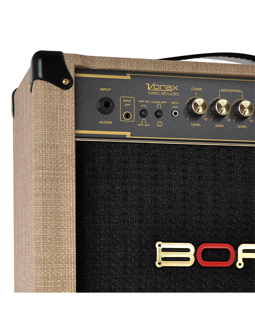 Borne® Vorax 1050 Studio Amplificador Guitarra Combo 1x10" 50W App Color: Beige