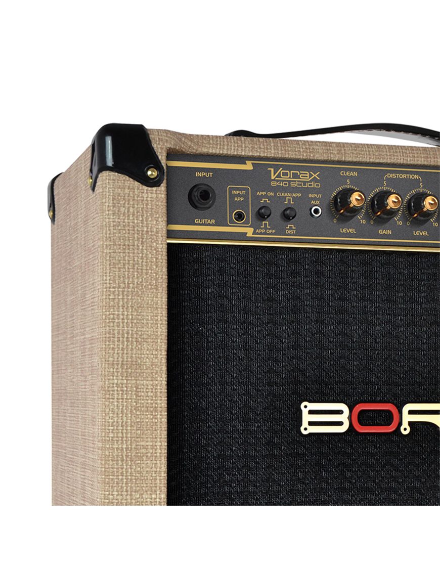 Borne® Vorax 840 Studio Amplificador Guitarra Combo 1x8" 40W App Color: Beige
