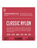 D'addario Ej27n Cuerdas Guitarra Clásica Nylon Classic Tensión Normal 28-43