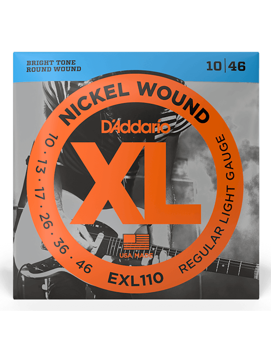 D'addario Exl110 10-46 Cuerdas Guitarra Eléctrica Nickel Wound