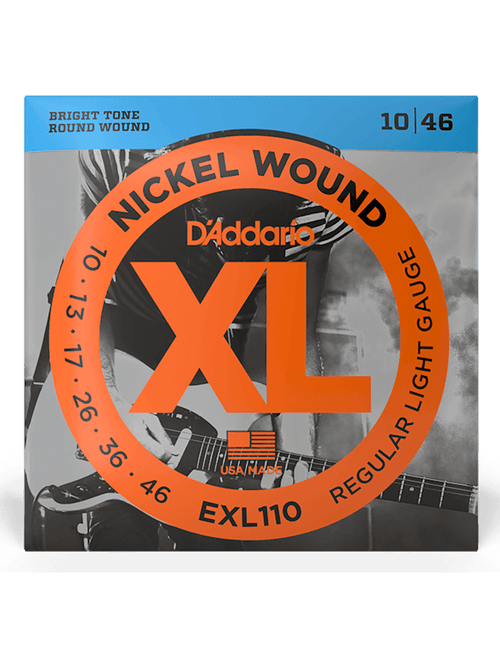 D'addario Exl110 10-46 Cuerdas Guitarra Eléctrica Nickel Wound