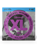 D'addario Exl120 9-42 Cuerdas Guitarra Eléctrica Nickel Wound