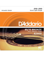 D'Addario EZ900 10-50 Cuerdas Guitarra Acústica 85/15 Bronze