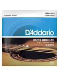 D'Addario EZ910 11-52 Cuerdas Guitarra Acústica 85/15 Bronze