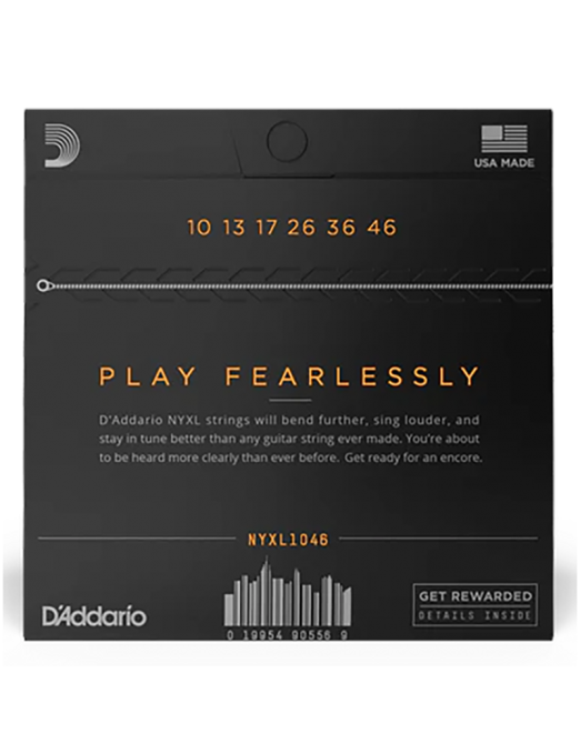 D'Addario NYXL 10-46 Cuerdas Guitarra Eléctrica Acero Niquelado