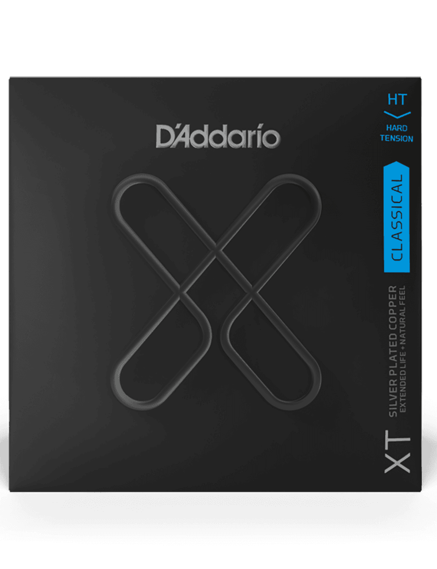 D'addario Xtc46 Xt Cuerdas Guitarra Clásica Nylon Recubiertas Tensión Hard