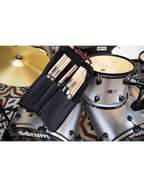ddrum® D7BSB Batería Doble Bombo Set: 7 Piezas Trono Platillos Color: Silver
