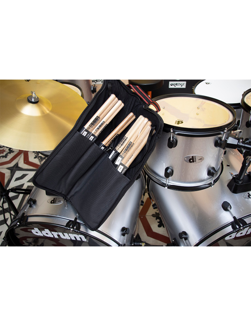 ddrum® D7BSB Batería Doble Bombo Set: 7 Piezas Trono Platillos Color: Silver