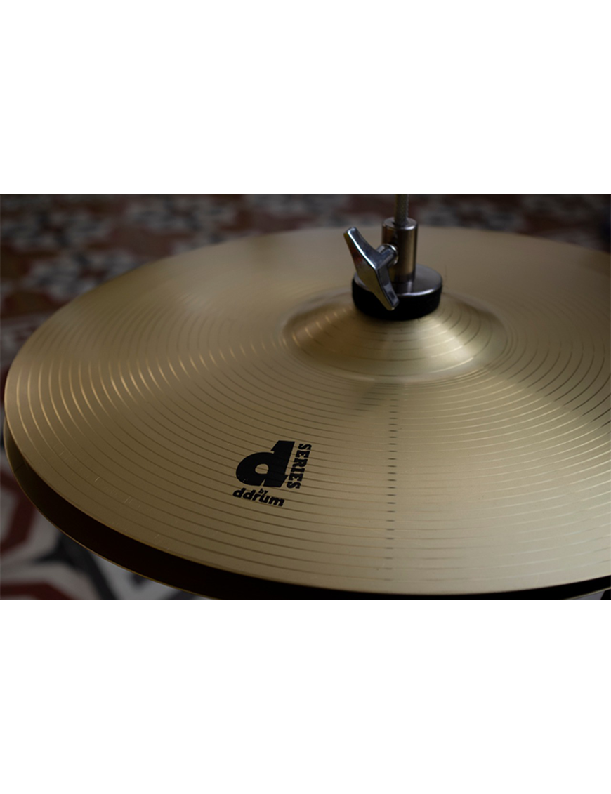 ddrum® D7BSB Batería Doble Bombo Set: 7 Piezas Trono Platillos Color: Silver