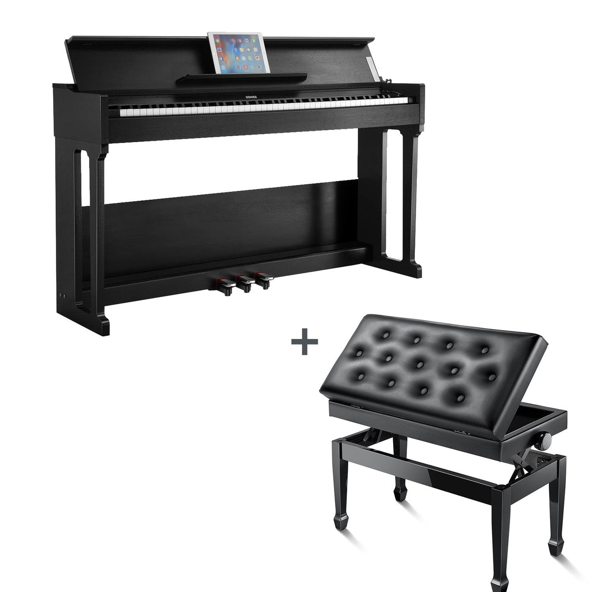 Donner DDP-90 Piano digital vertical de 88 teclas
