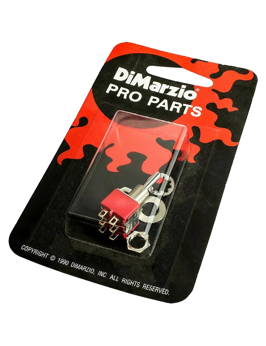 DiMarzio® EP1107 Switch Guitarra Eléctrica Mini 3 Posiciones On/Off/On