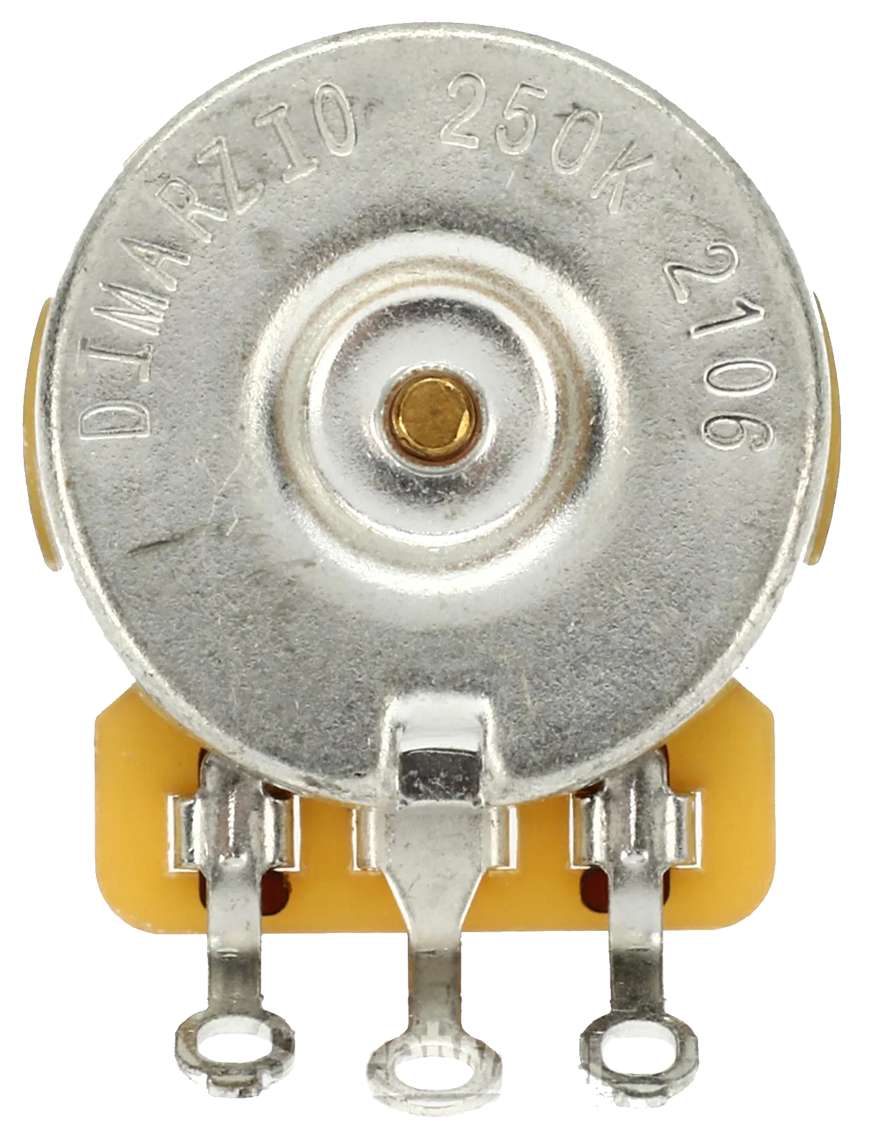 DiMarzio® EP1200 250K Potenciómetro Guitarra Eléctrica Custom Taper