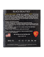 Dr Black Beauties™ 10-46 Cuerdas Guitarra Eléctrica Recubiertas Medium