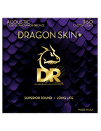 Dr Dragon Skin+™ 11-50 Cuerdas Guitarra Acústica Phosphor Bronze Recubiertas