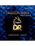 Dr Dragon Skin+™ 45-125 Multiescala Cuerdas Bajo Eléctrico 5 Cuerdas Nickel Recubiertas