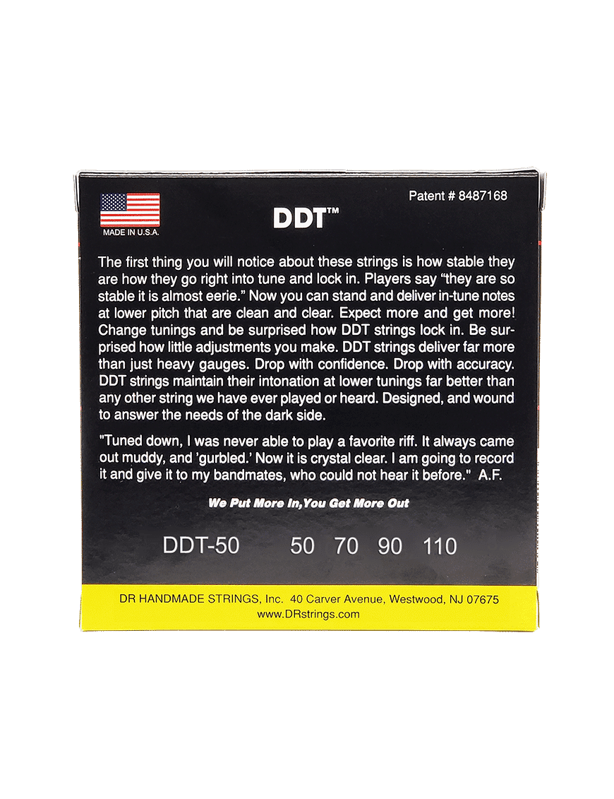 Dr Ddt™ Ddt-50 Cuerdas Bajo Eléctrico 4 Cuerdas 50-110 Heavy