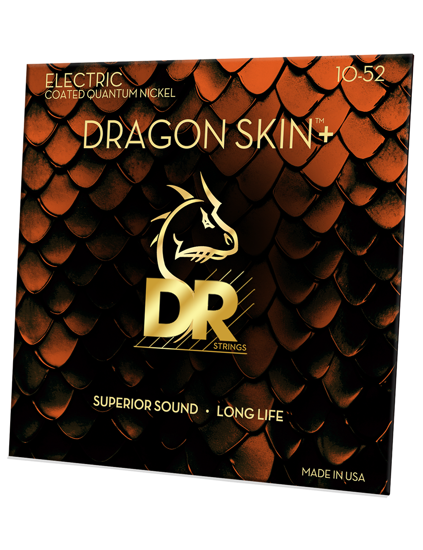 DR DRAGON SKIN+™ 10-52 Cuerdas Guitarra Eléctrica Quantum Nickel Recubiertas