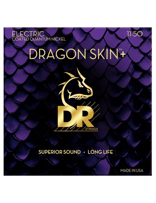 Dr Dragon Skin+™ 11-52 Cuerdas Guitarra Eléctrica Quantum Nickel Recubiertas