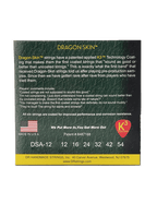 Dr Dsa-12 Cuerdas Guitarra Acústica Folk 6 Cuerdas Dragon Skin™ Coated 12-54 Light