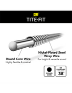 Dr Tite-Fit™ Mh-10 Cuerdas Guitarra Eléctrica 6 Cuerdas 10-50 Medium Heavy