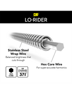 Dr Cuerdas Bajo 6 Cuerdas Mh6-30-130 Lo-Rider Medium