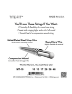 DR TITE-FIT™ 10-46 3Pack Cuerdas Guitarra Eléctrica Medium