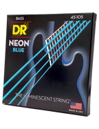 DR HI-DEF NEON Blue 45-105 Cuerdas Bajo Eléctrico Medium | Azul