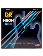 DR HI-DEF NEON Blue 45-105 Cuerdas Bajo Eléctrico Medium | Azul